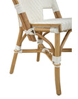 Jade - Side Chair Set of 2 - White / Light Brown