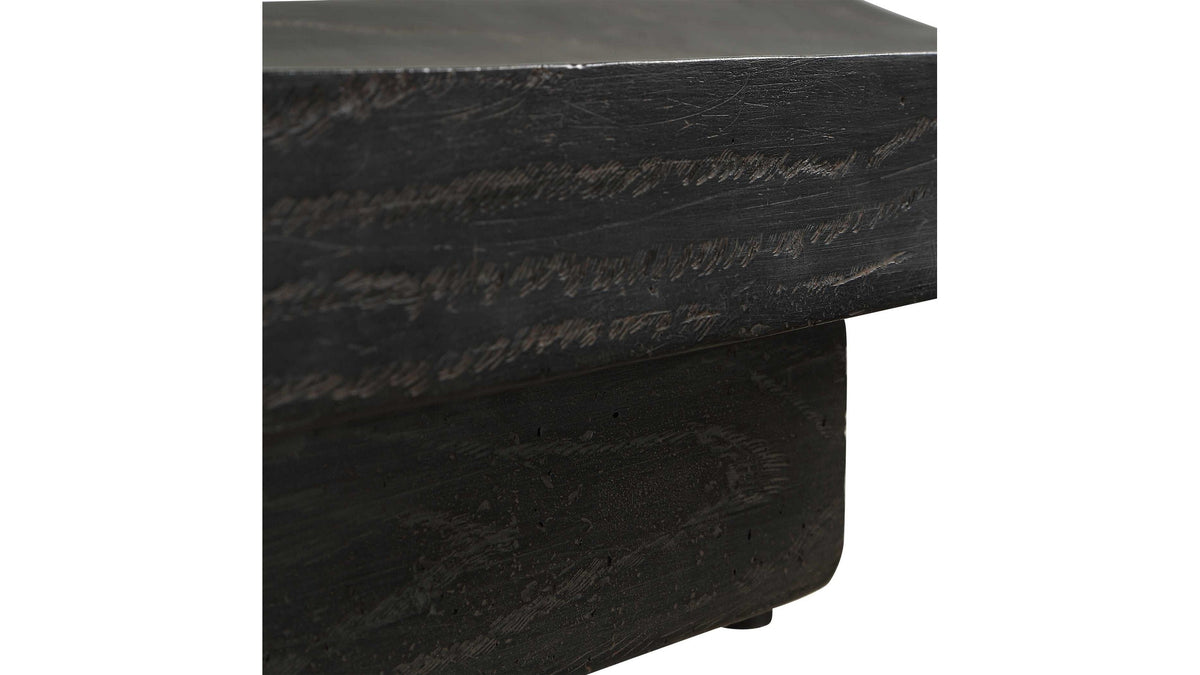 Ciaran - Indoor-Outdoor Wooden Tray - Black