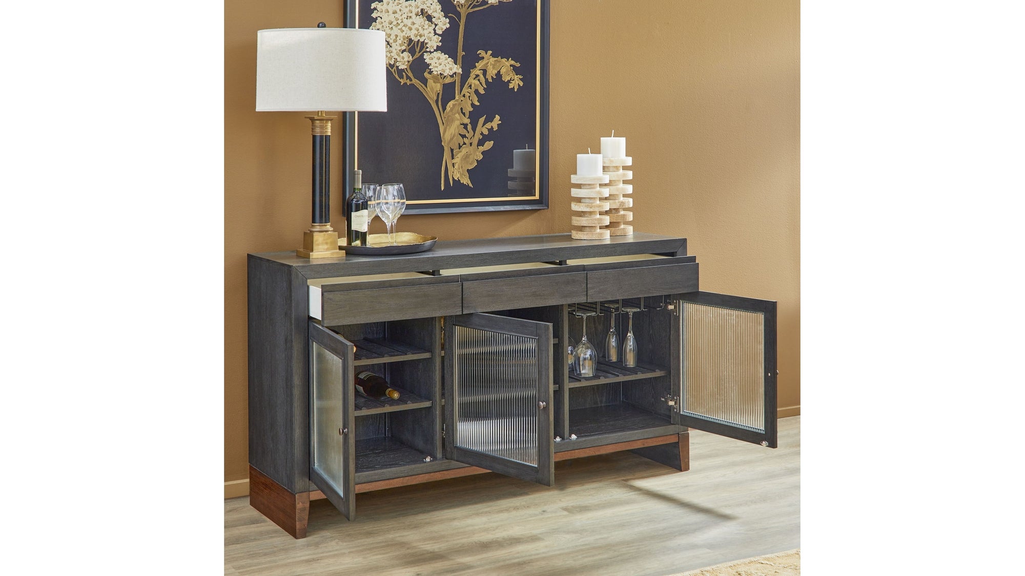 Waterfall - Buffet - Deep Ebony