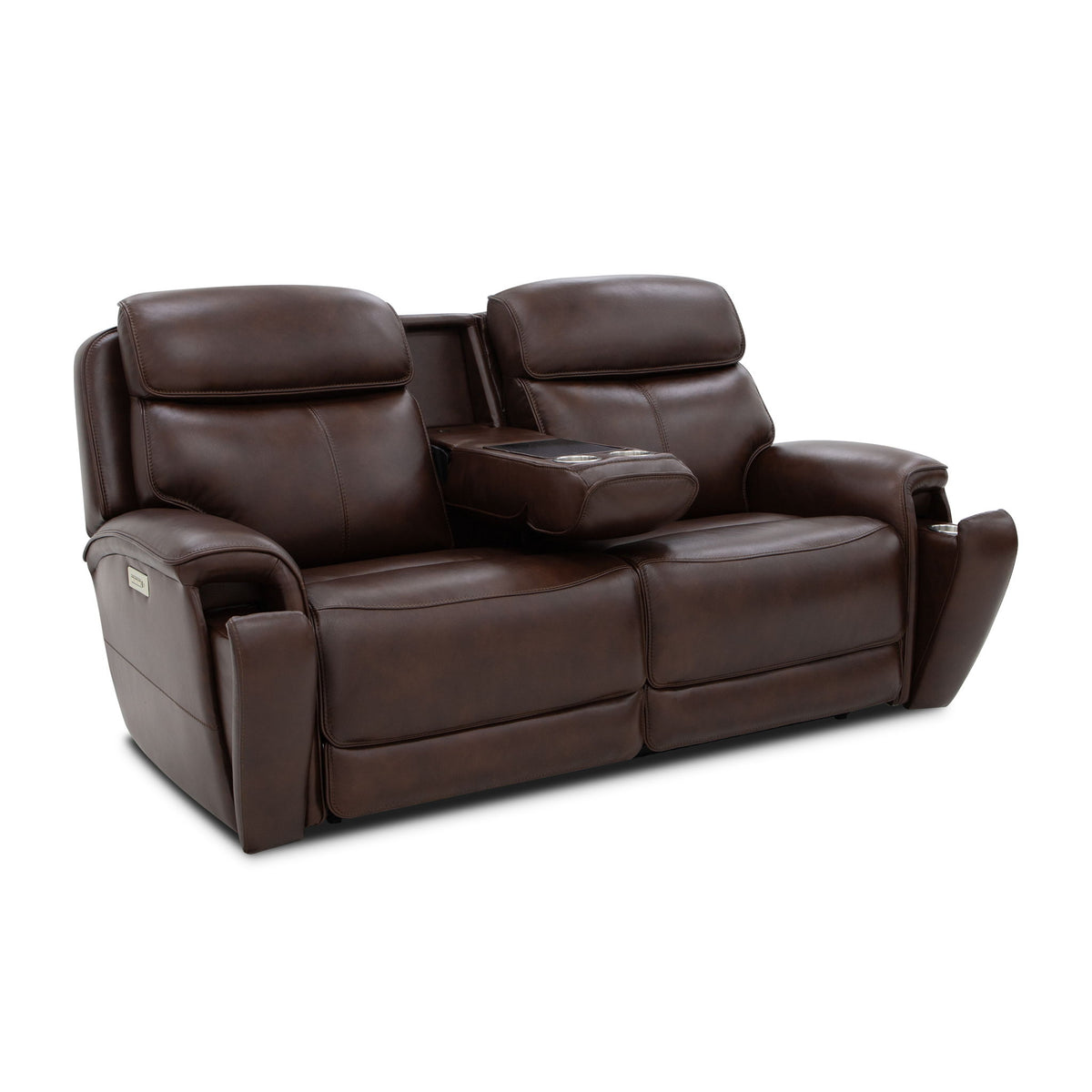 Walker - Power Reclining Loveseat With Console, Power Headrest &amp; Lumbar
