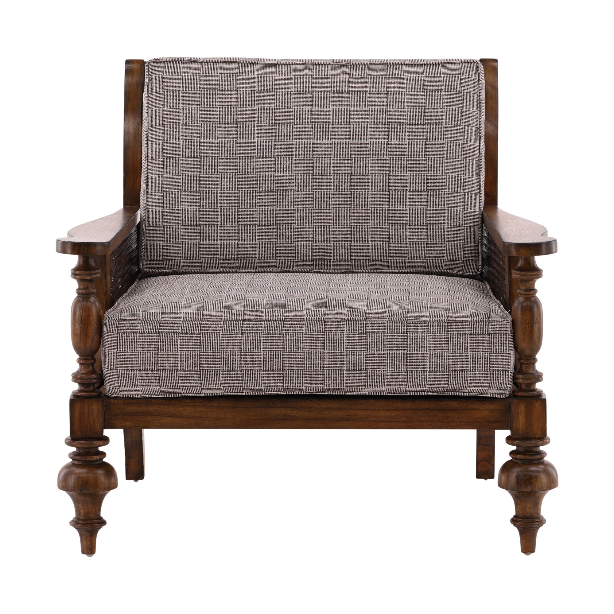 Peterson - Occasional Chair - Dark Brown / Gray