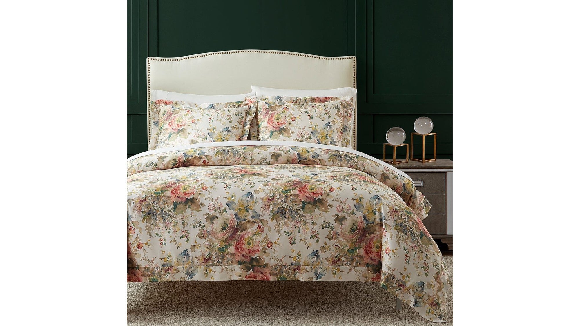 Lyocell - King Jardin Eucalyptus Comforter Set Set of 3 - Salmon