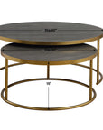 Aragon - Nesting Coffee Tables (Set of 2) - Gray