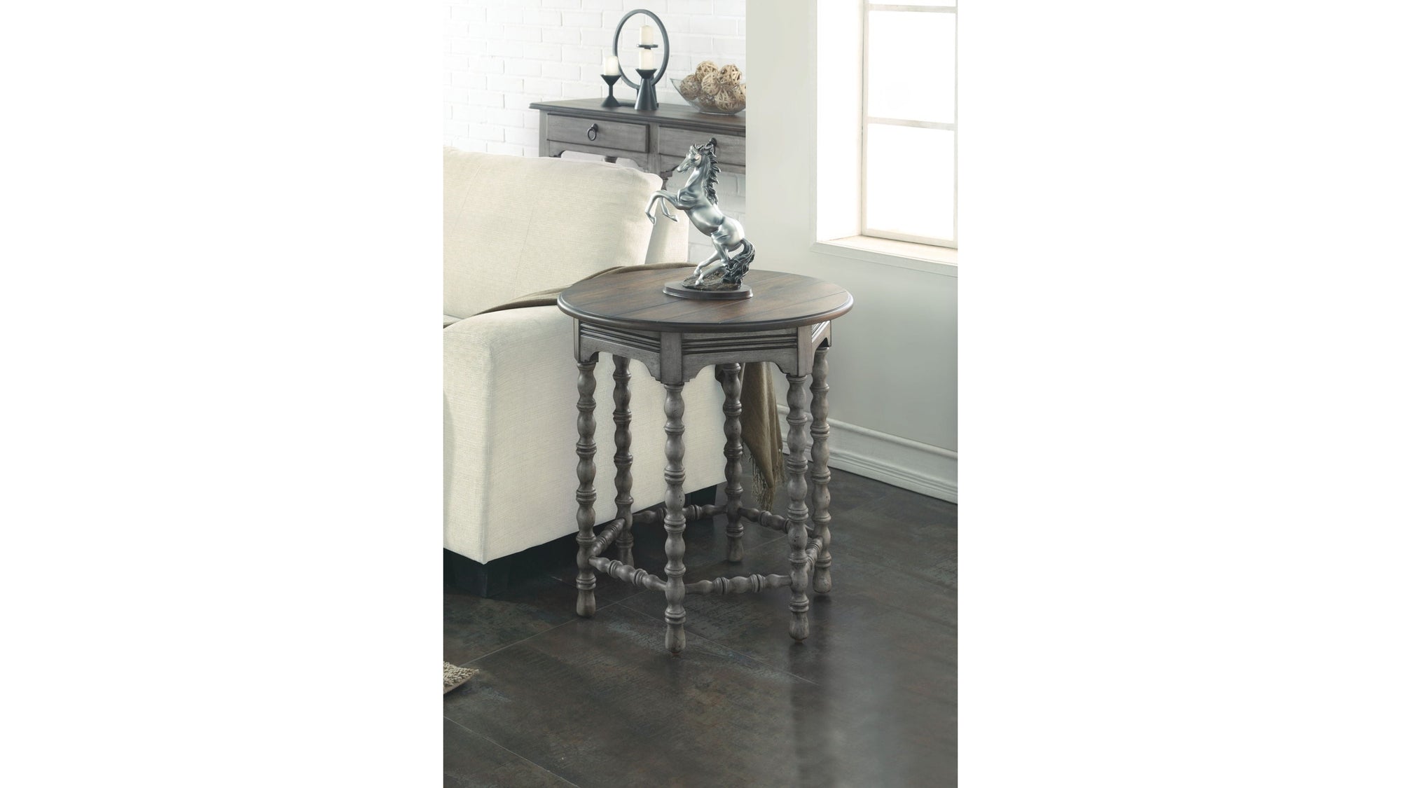 Plymouth - Lamp Table - Gray