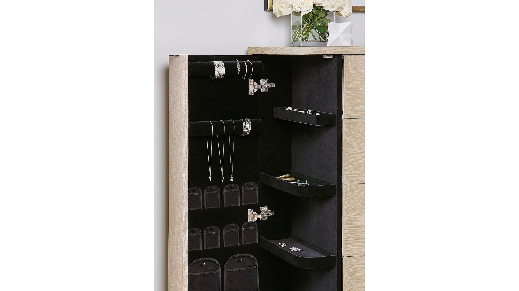 Nouveau Chic - Five Drawer Chest - Light Brown
