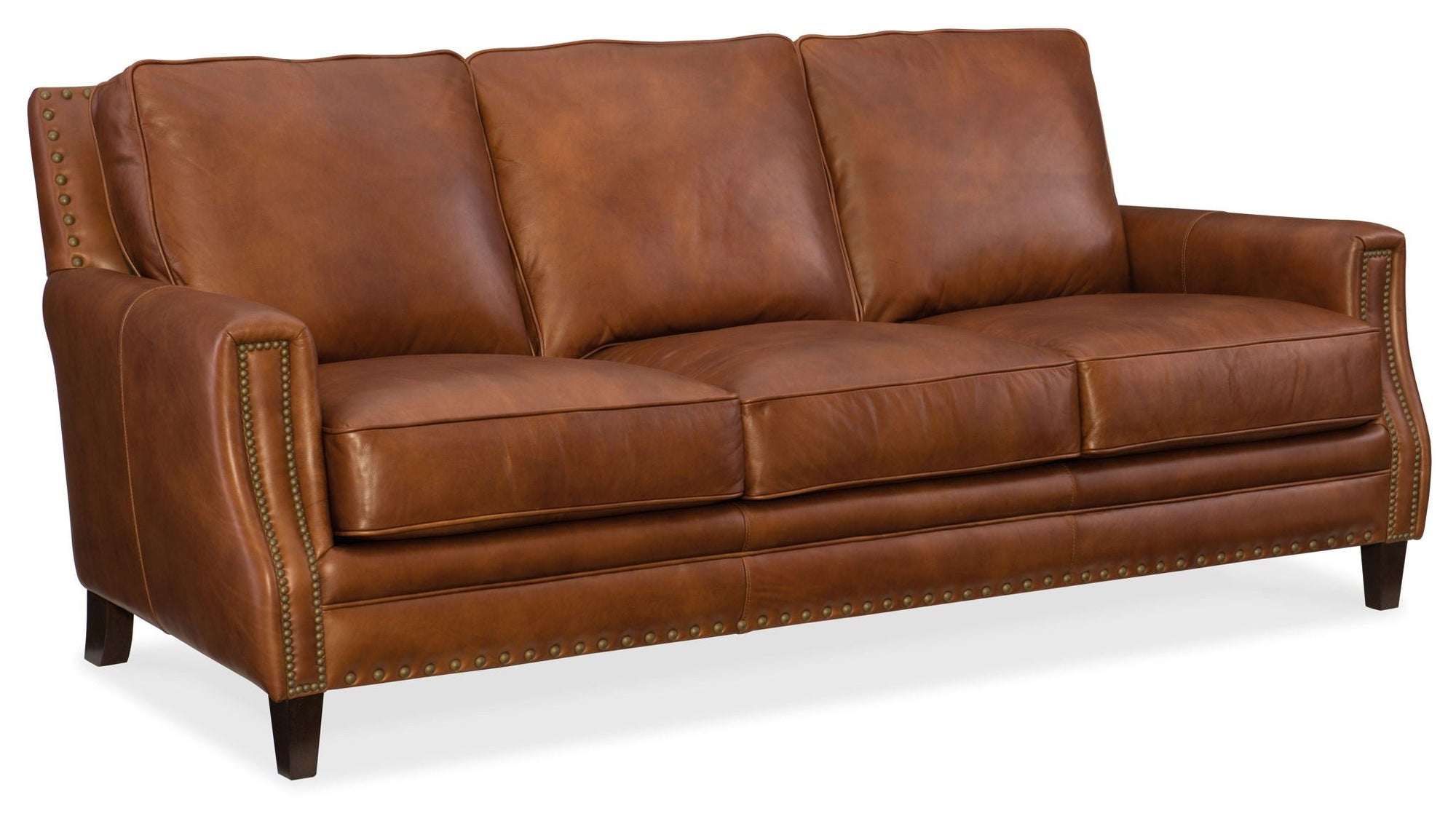 SS - Exton Stationary Sofa - Light Brown