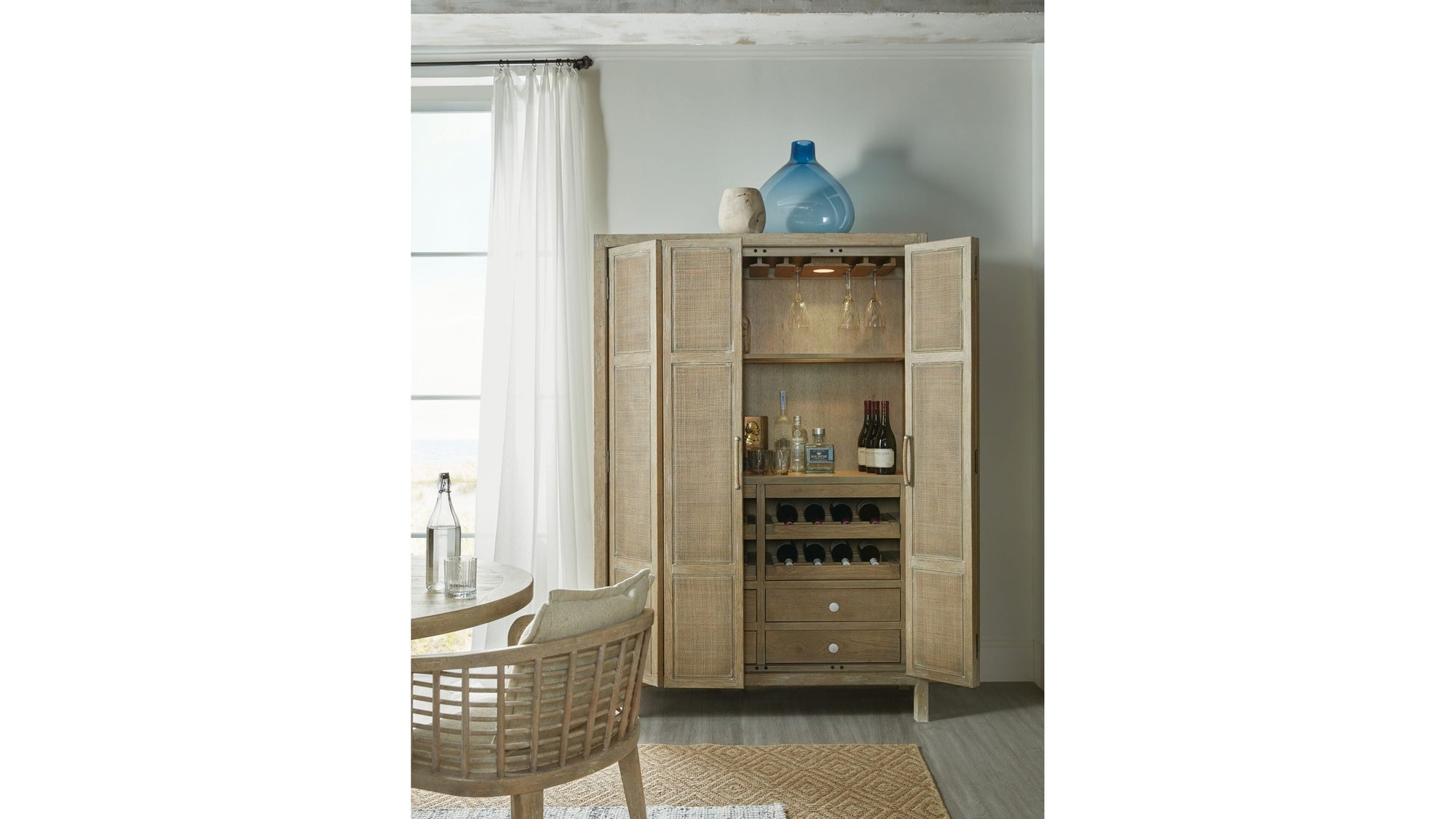 Surfrider - Bar Cabinet - Light Brown