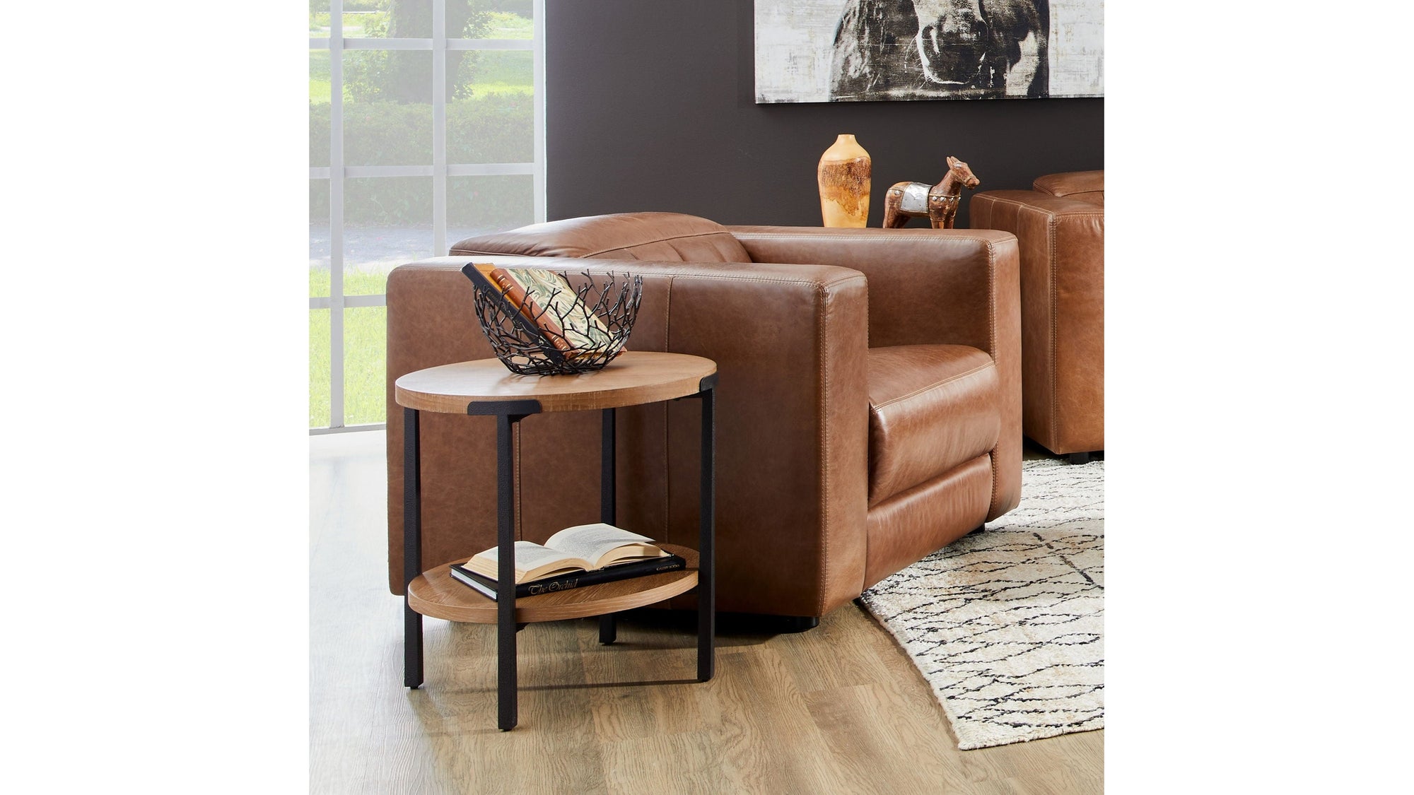 Austin - Power Recliner With Power Headrest - Chestnut