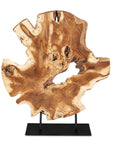 Bahati Wood - Sculpture - Natural