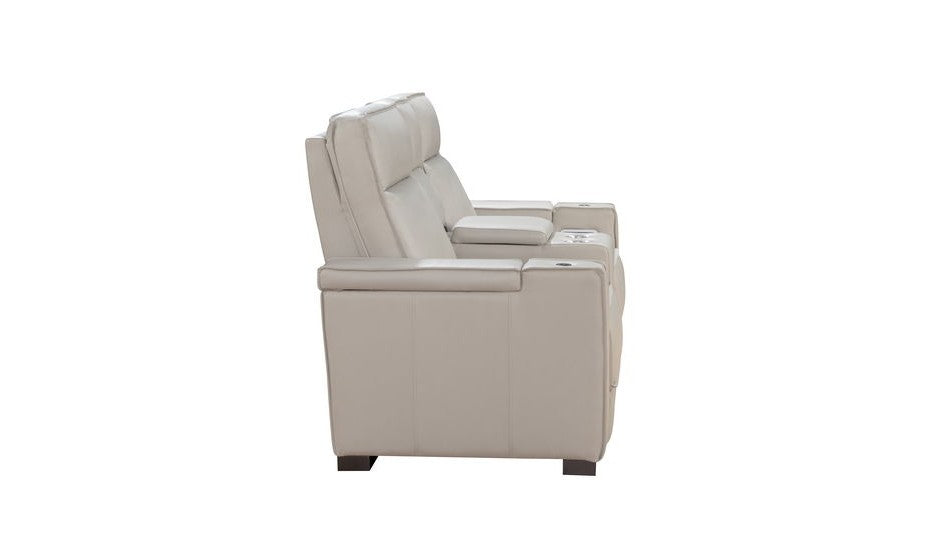 Odessey - Power Console Loveseat Recliner With Power Headrest, Power Lumbar, Heat And Massage
