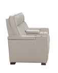 Odessey - Power Console Loveseat Recliner With Power Headrest, Power Lumbar, Heat And Massage