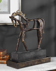 Titan Horse - Sculpture - Dark Brown