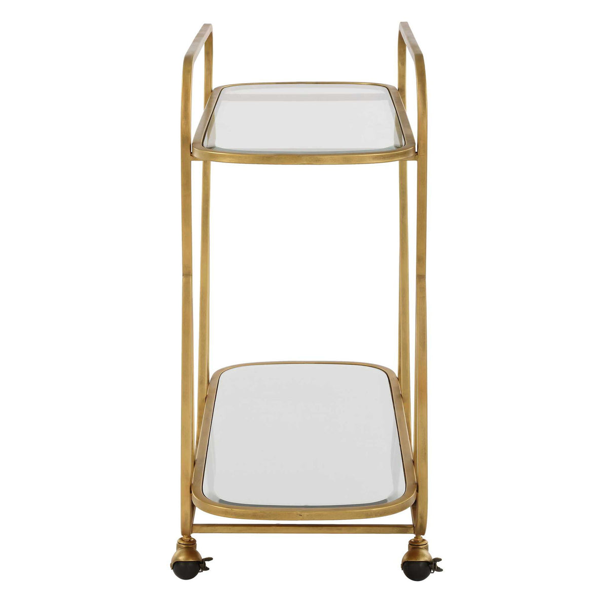 Swain - Brass Serving Cart