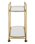 Swain - Brass Serving Cart