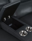 MS - Nelson Zero Gravity Power Console Loveseat With Power Headrests And Lumbar