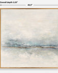 Foggy Morning - Abstract Art - Light Brown