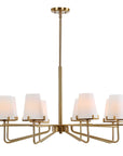 Lassen - 8 Light Chandelier - Brass