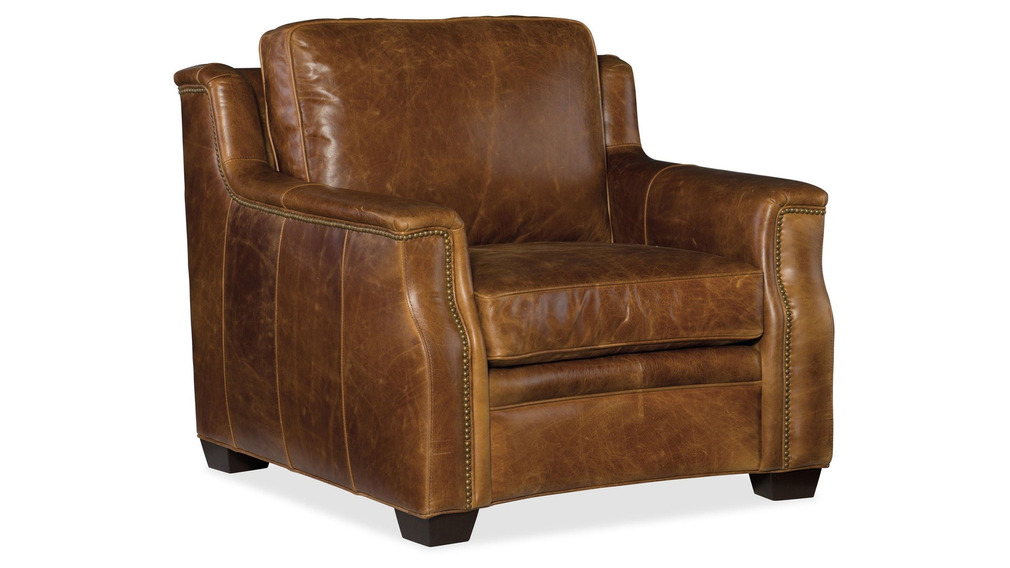 SS - Yates Stationary Chair - Medium Brown