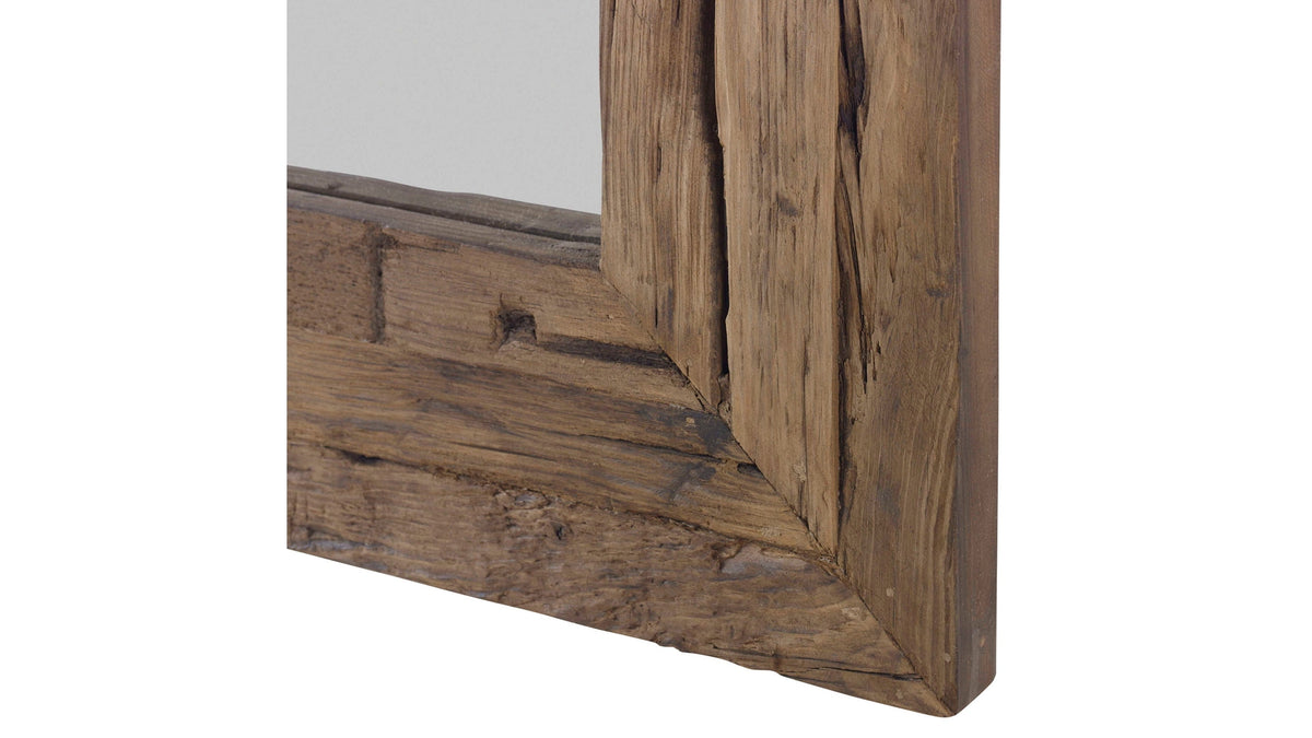 Rennick - Wood Mirror - Dark Brown