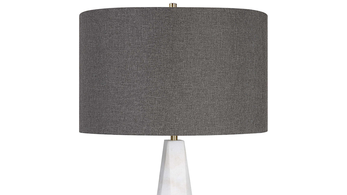 Citadel - Marble Table Lamp - White