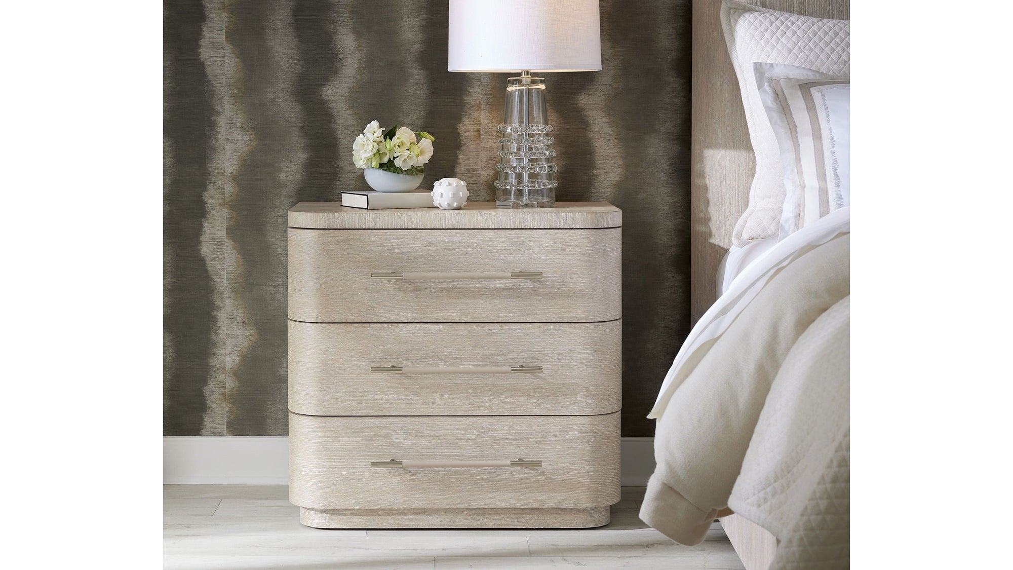 Modern Mood - Three Drawer Nightstand