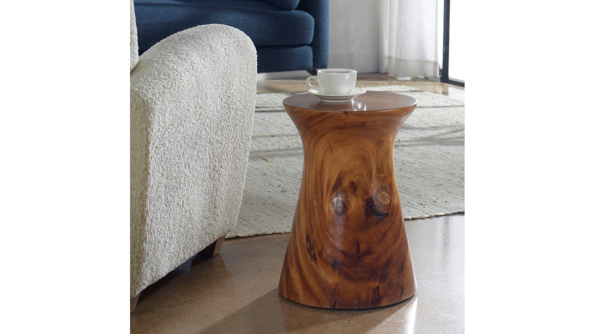 Swell - Wooden Accent Table - Brown