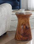 Swell - Wooden Accent Table - Brown