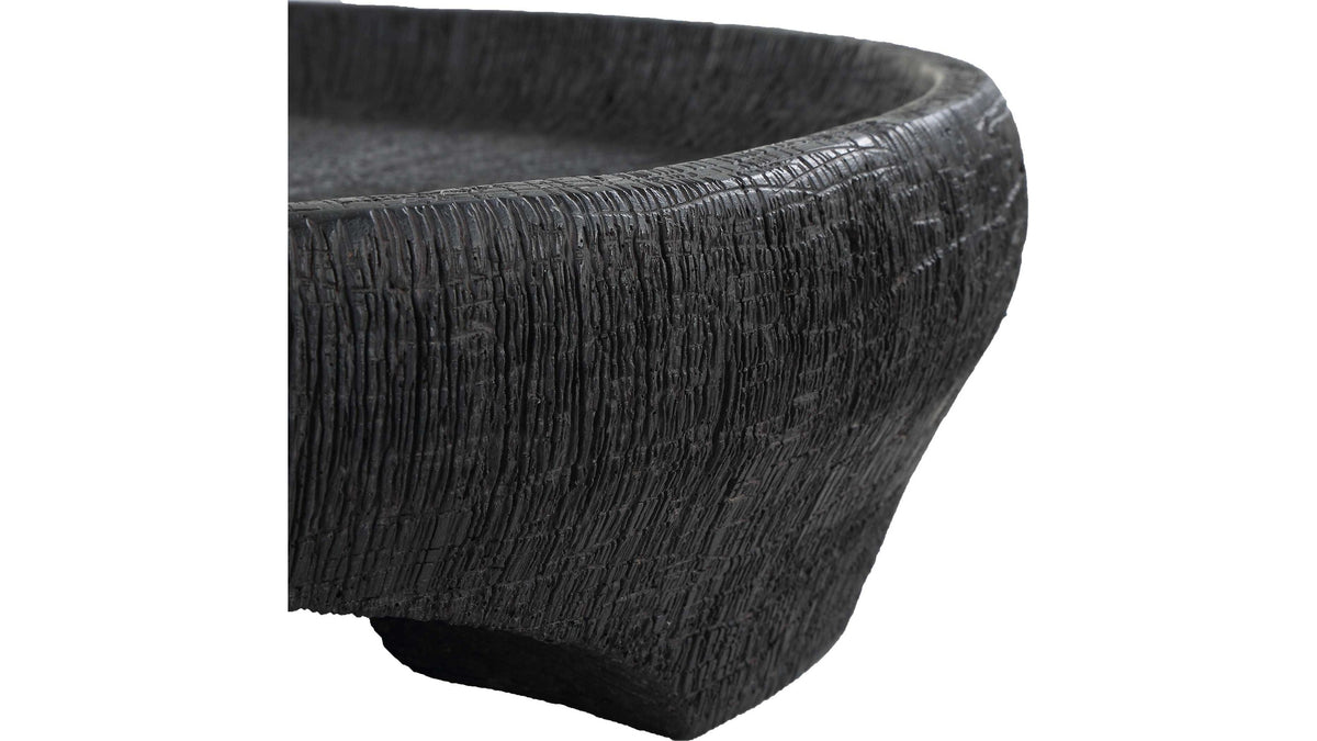 Resonance - Indoor-Outdoor Resin Bowl - Black
