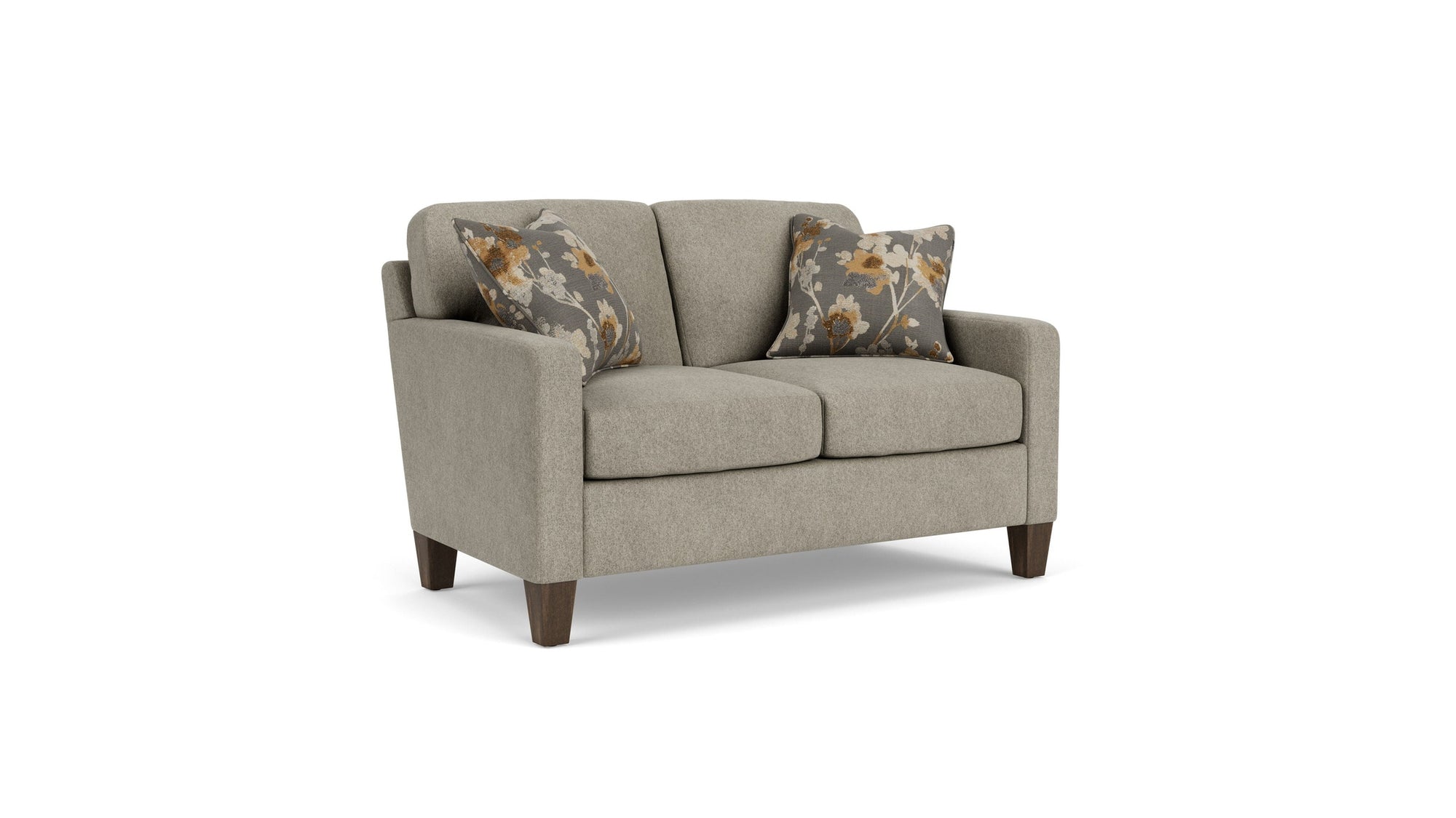 Moxy - Fabric Loveseat With Straight Track Arms