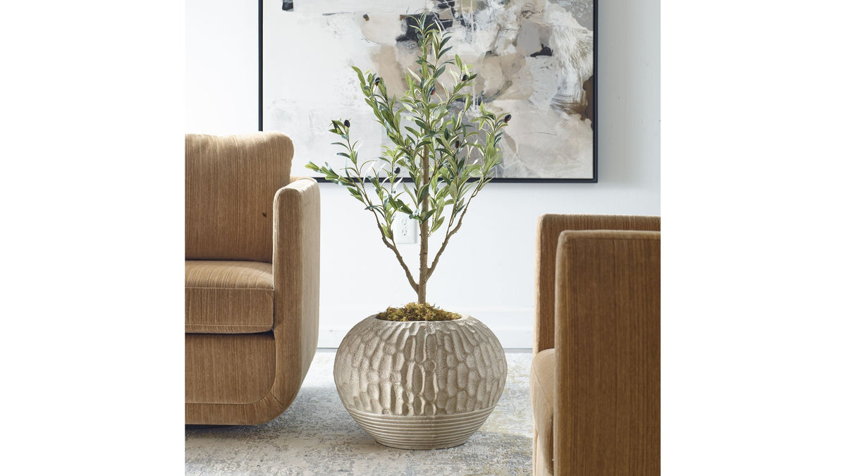 Rustic - Roots Terracotta Planter - Light Brown