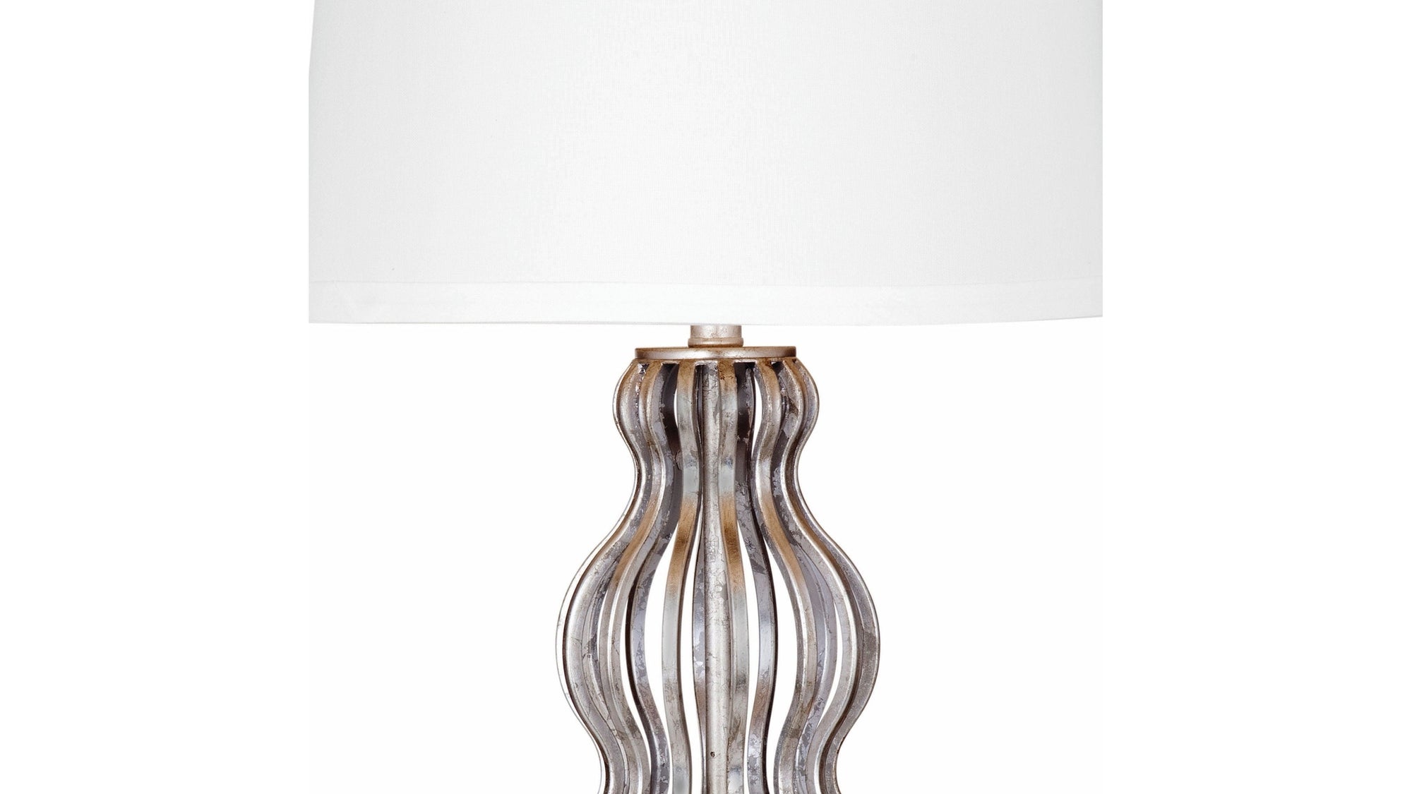 Sophie - Table Lamp - Silver / White