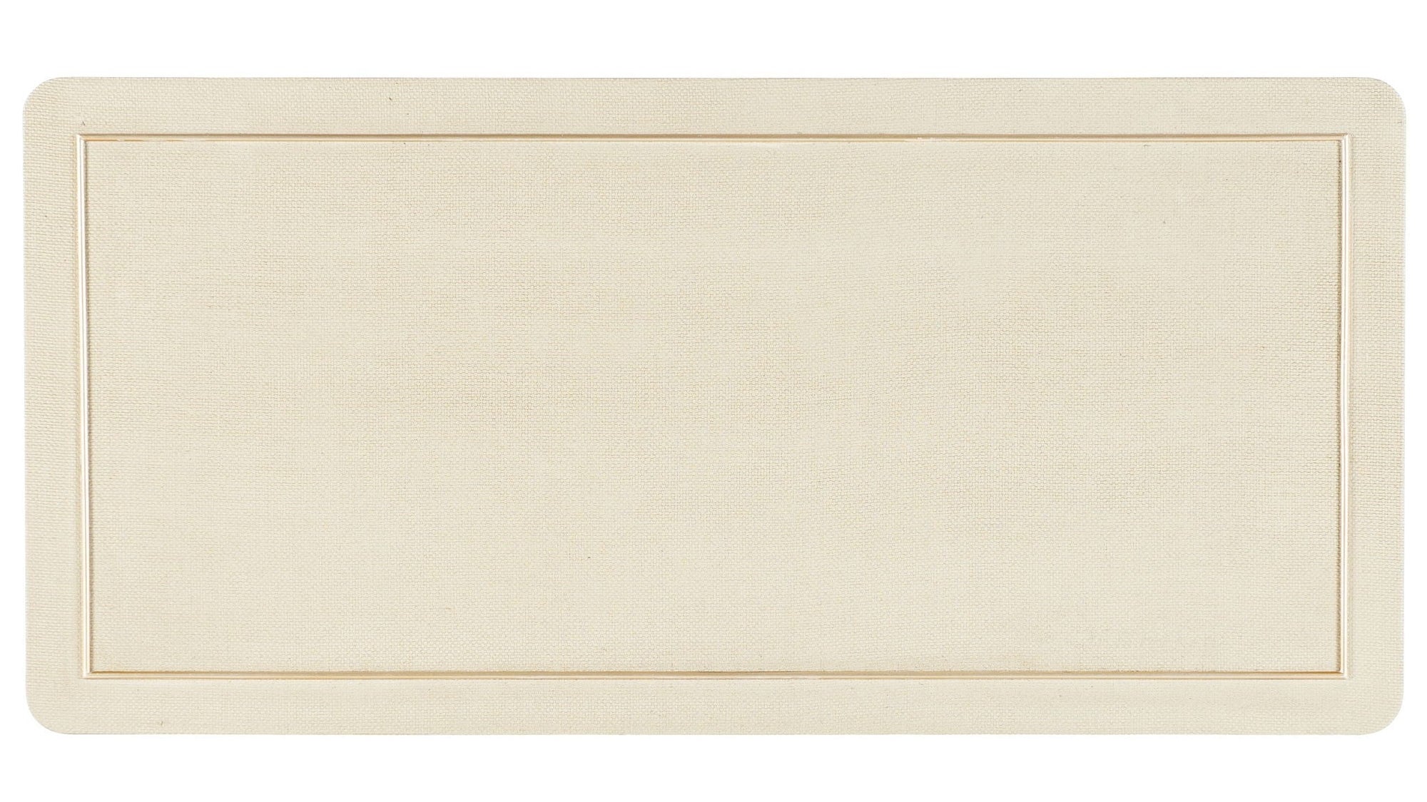Archives - Raffia Three-Drawer Chest - Beige