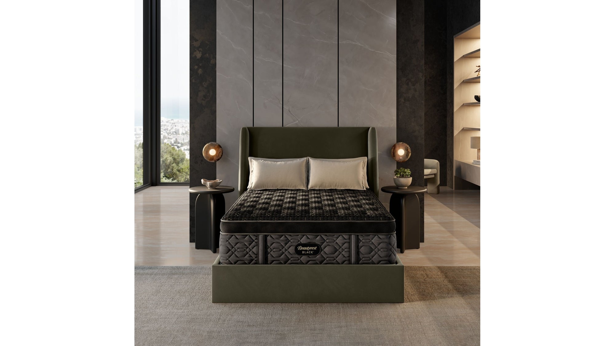 Beautyrest Black - 17.5" Series Four Medium Summit Pillow Top Mattress