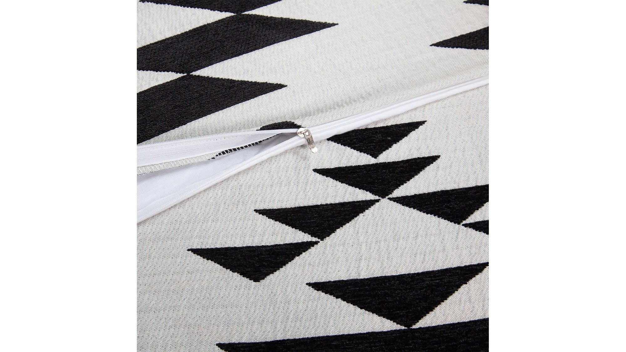 Amelia - Queen Aztec Comforter Set Set of 3 - Black / White