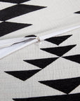 Amelia - Queen Aztec Comforter Set (Set of 3) - Black / White