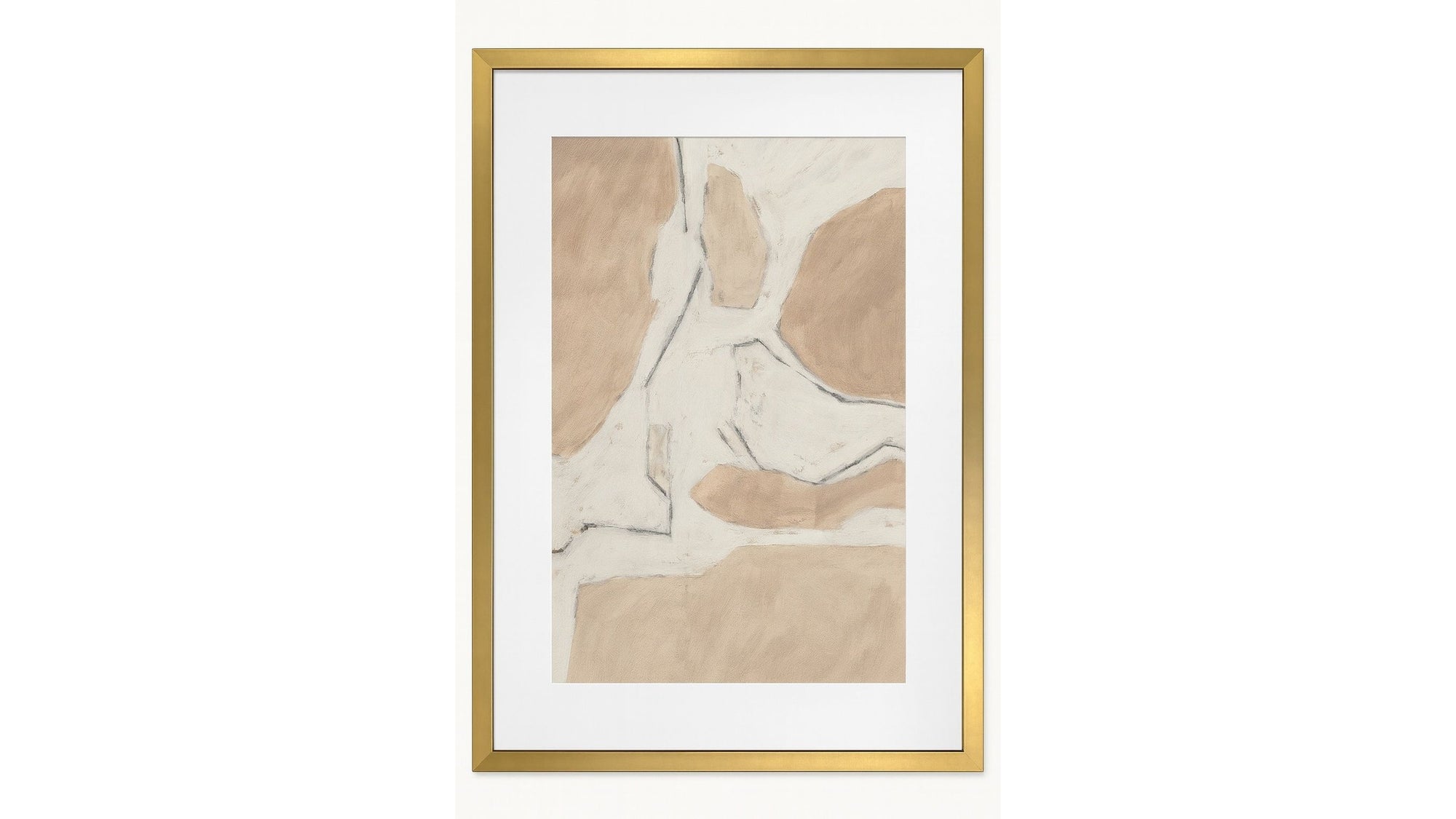 Conversations In The Mist Framed Print - Cream / White