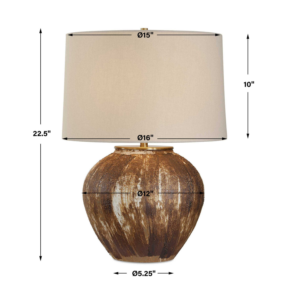 Mckinley - Table Lamp - Textured Brown