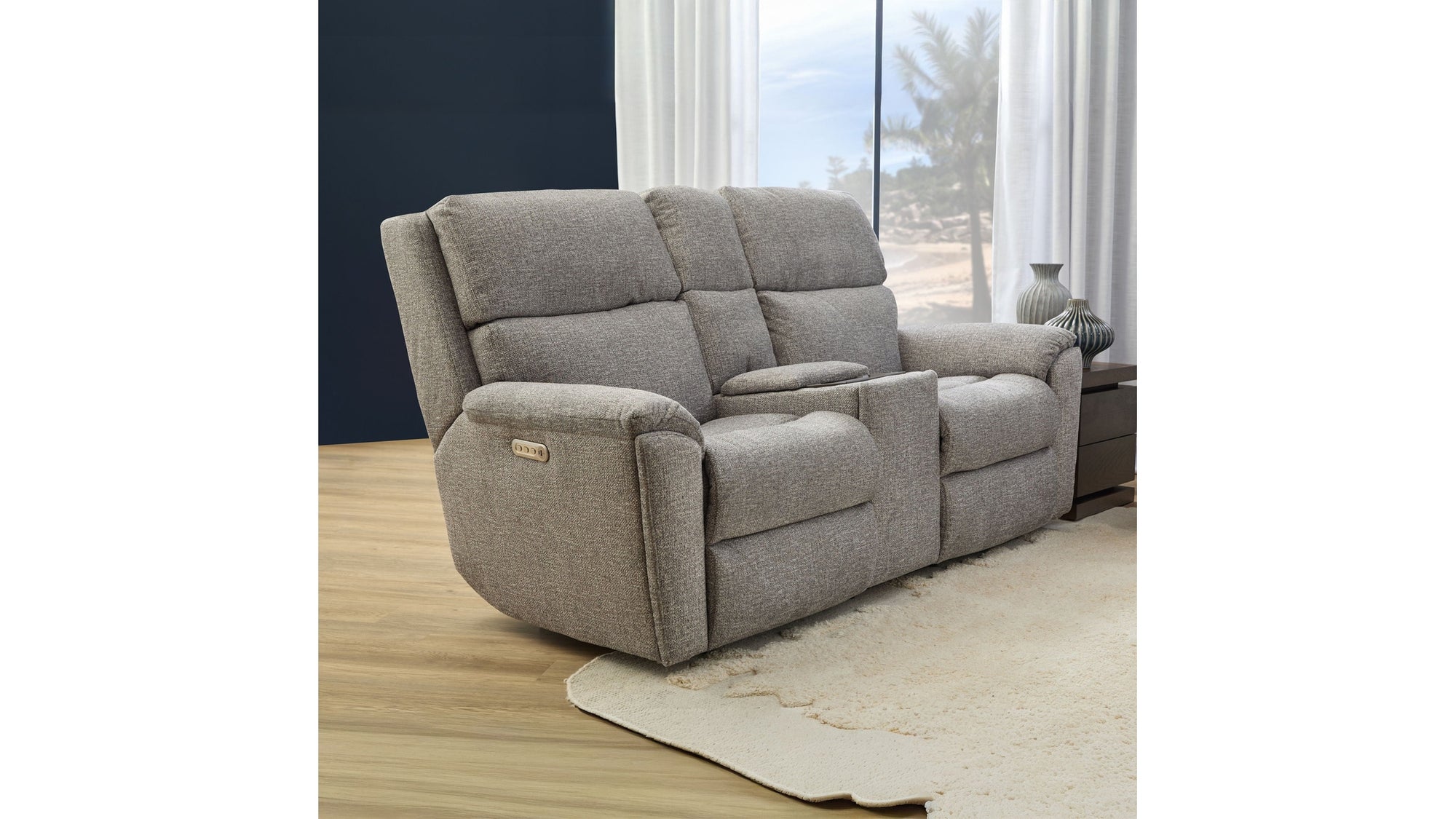 Porter - Power Reclining Loveseat With Console, Power Headrest, &amp; Lumbar