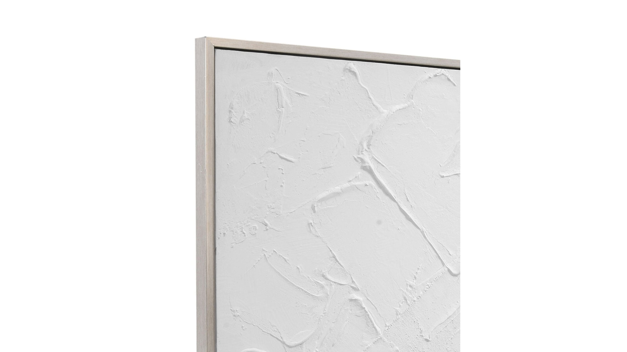 Paradisio Framed Canvas - White