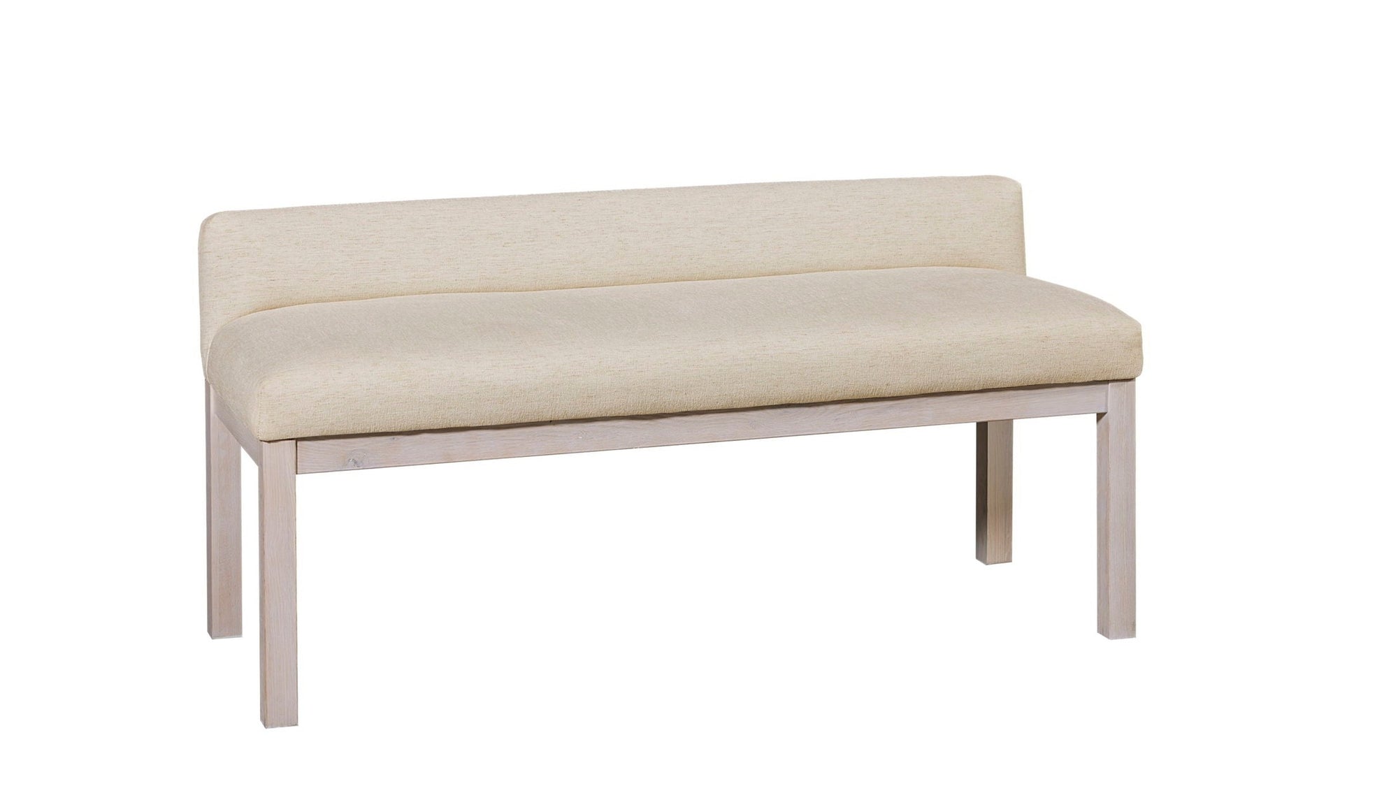 Joinery - Upholstered Bench - Washed White Oak