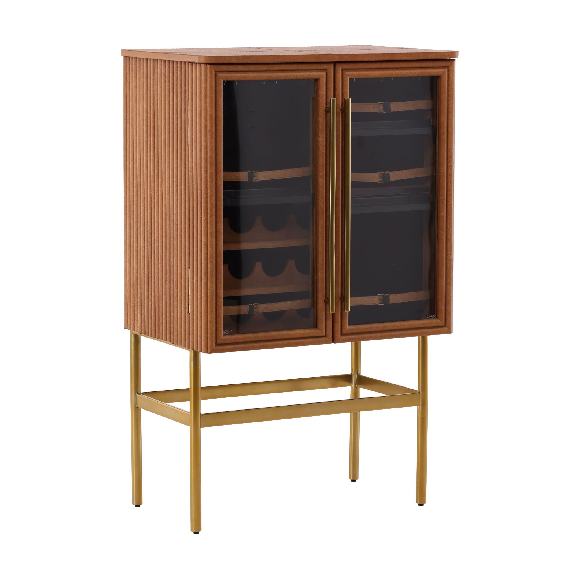 Caldwell - Bar Cabinet - Light Brown