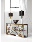 Melange - Giles Console Table - Dark Brown