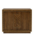Claudia - Hall Cabinet - Rich Brown Zebrano