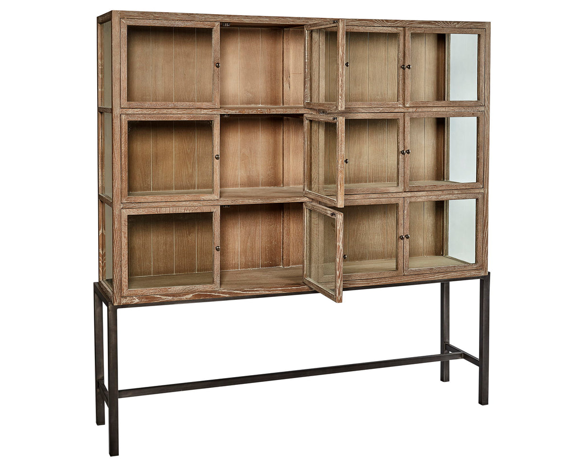 Glazier - Show Cabinet - Light Brown