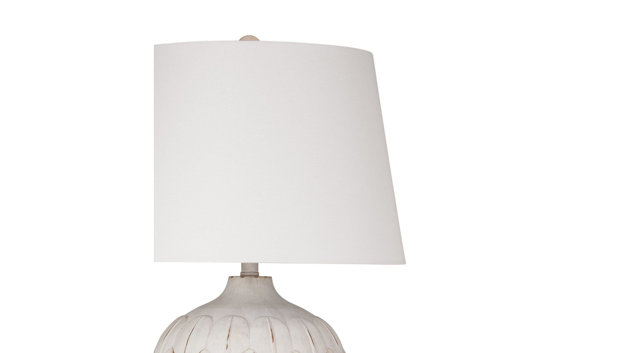 Deveron - Table Lamp - Distressed Cream