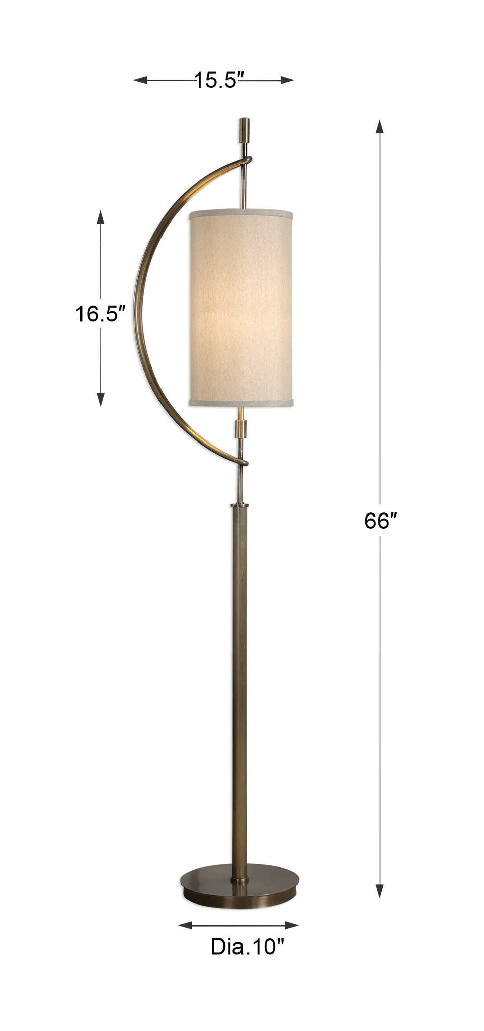Balaour - Floor Lamp - Antique Brass