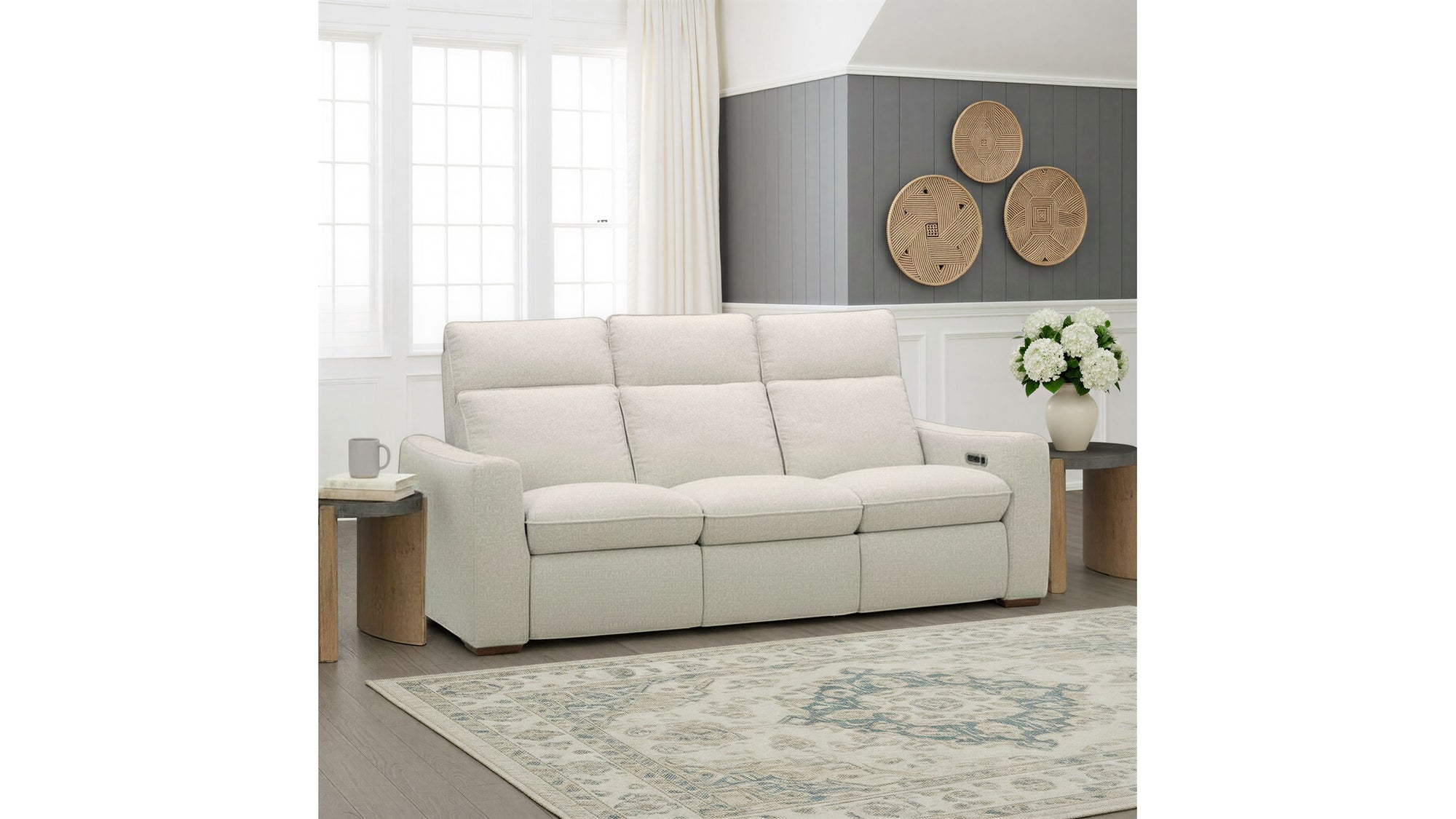 Ava - Power Reclining Sofa With Power Headrest &amp; Lumbar