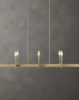 Cordoba - 8 Light Linear Chandelier - Gold