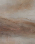 Haze In The Horizon - Landscape Painting - Brown / Orange / White