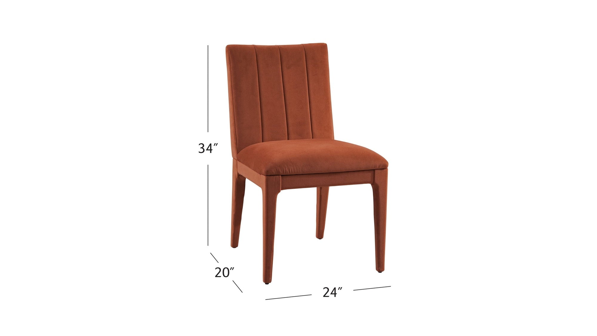 Brianne - Dining Chair - Rust